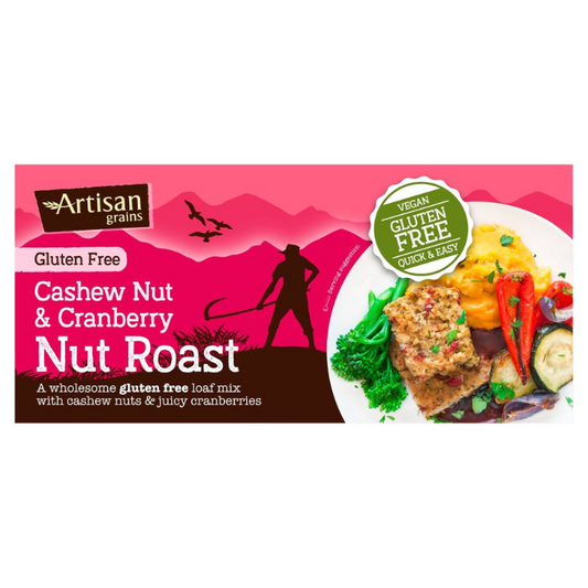 Artisan Grains Cashew Nut & Cranberry Nut Roast 200g x 6