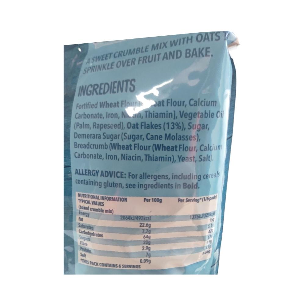Aunt Bessie's Crumble Mix 400g x 8 Label