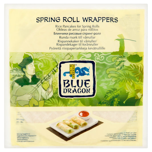 Blue Dragon Spring Roll Wrappers 134g x 12