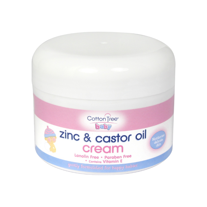 Cotton Tree Nappy Rash Zinc & Castor Oil Cream 200ml x 12