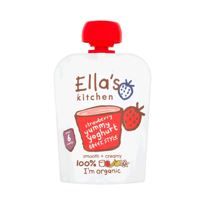 Ella’s Kitchen Organic Strawberry Yoghurt Baby Pouch 90g x 6