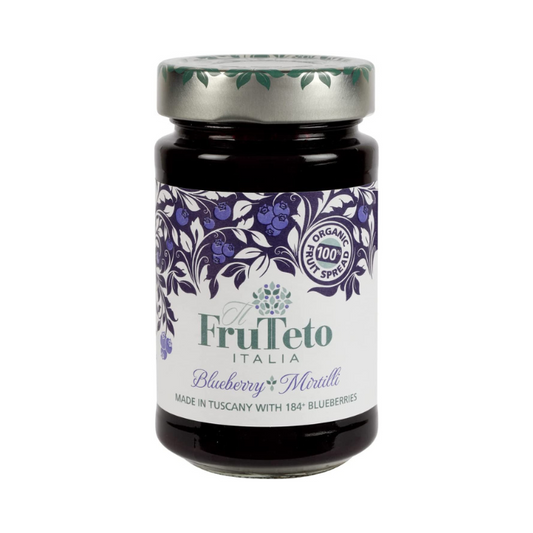 FruTeto Italia Organic Blueberry Fruit Spread 250g x 6