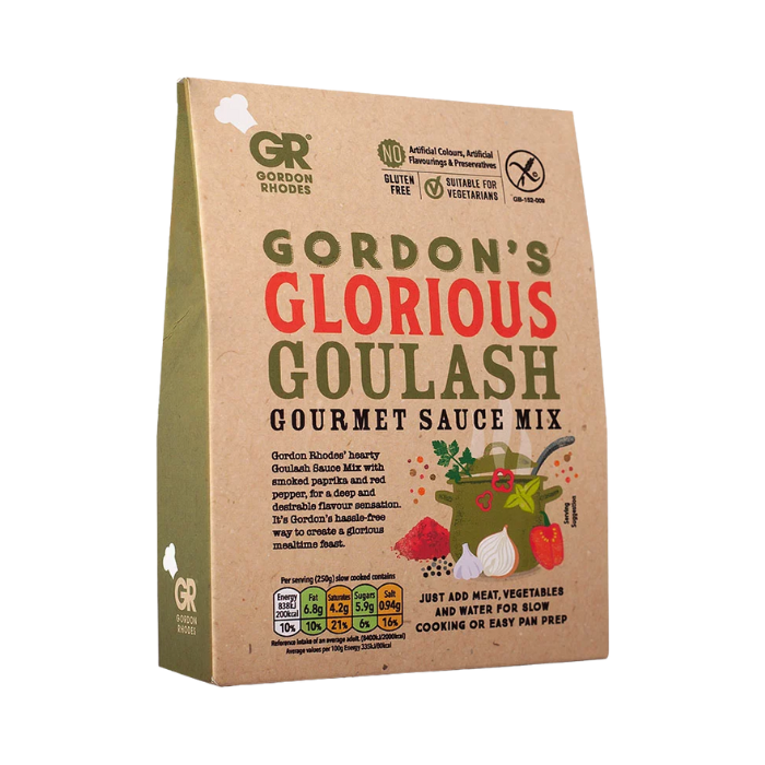 Gordon Rhodes Gordon's Glorious Goulash Gourmet Sauce Mix 75g x 6