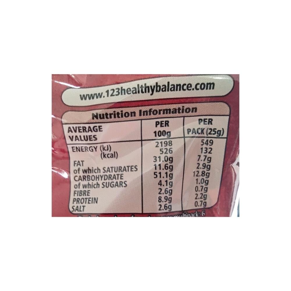 Jacob's Mini Cheddars Red Leicester 6 x 25g Label (2)