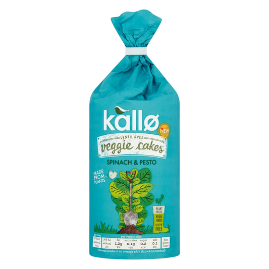 Kallo Spinach & Pesto Veggie Cakes 122g x 6