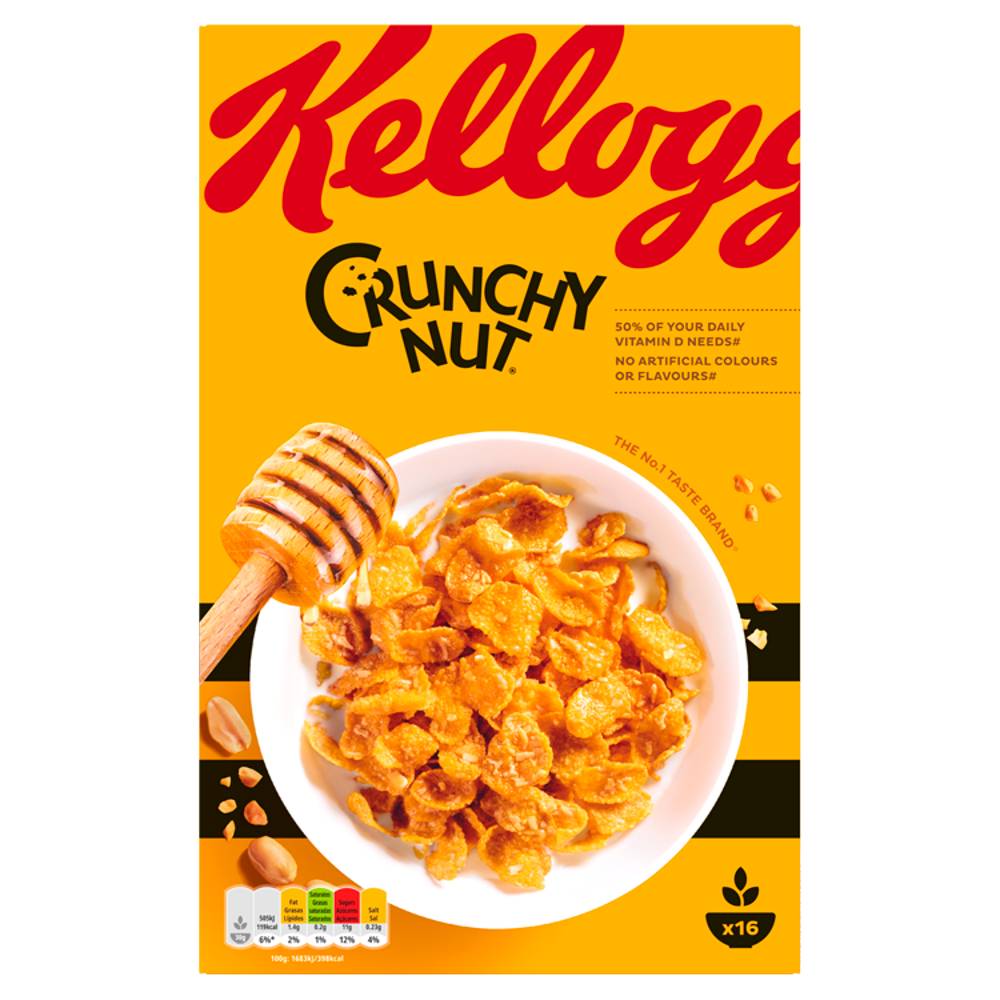 Kellogg's Crunchy Nut Corn Flakes 500g x 16