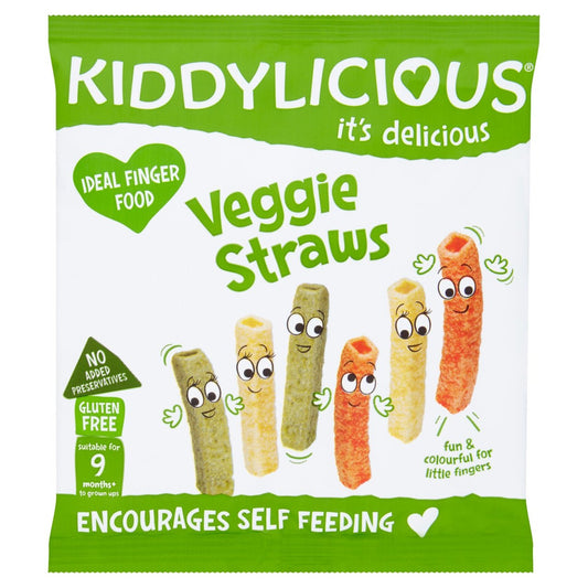 Kiddylicious Veggie Straws Original 12g x 9