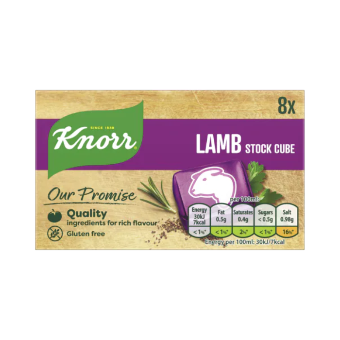 Knorr Lamb Stock Cubes 80g x 12 JSO Wholesale