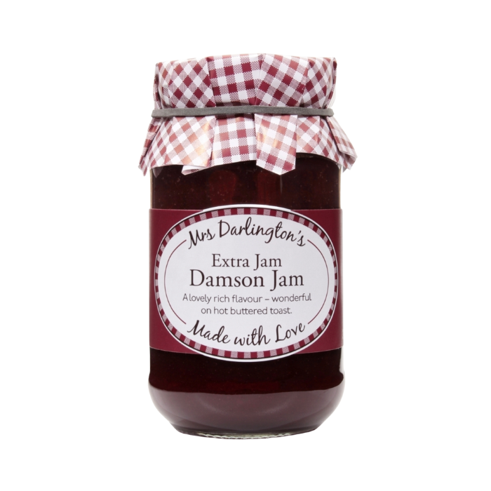 Mrs Darlington's Extra Jam, Damson Jam 340g x 6