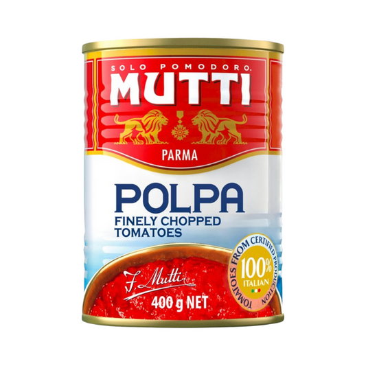 Mutti Polpa Finely Chopped Tomatoes 400g x 12