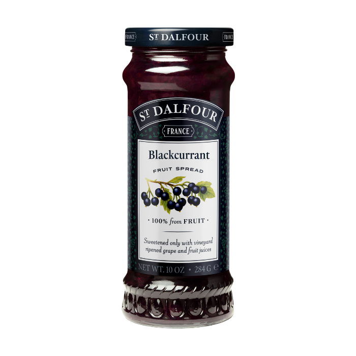 St. Dalfour Blackcurrant Fruit Spread 284g x 6