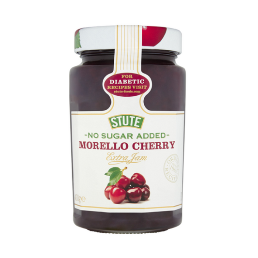 Stute No Sugar Added Morello Cherry Extra Jam 430g x 6