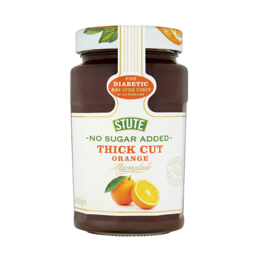 Stute No Sugar Added Thick Cut Orange Marmalade 430g x 6