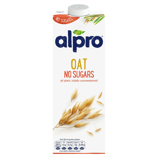 Alpro Oat No Sugars Long Life Drink 1L x 8