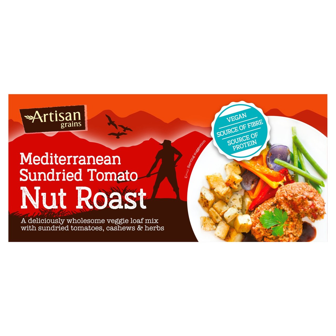 Artisan Grains Mediterranean Sundried Tomato Nut Roast 200g x 6
