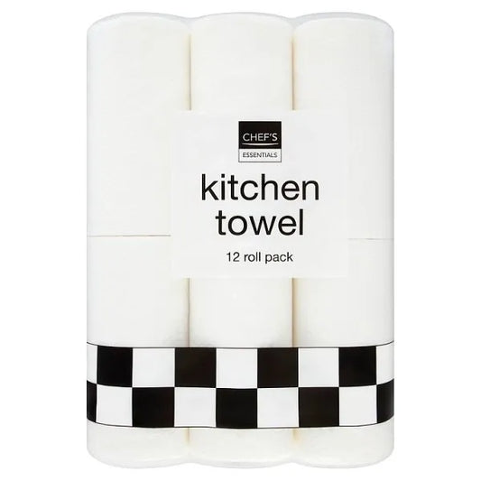 Chef's Essentials Kitchen Towel 12 Roll x 3 Packs