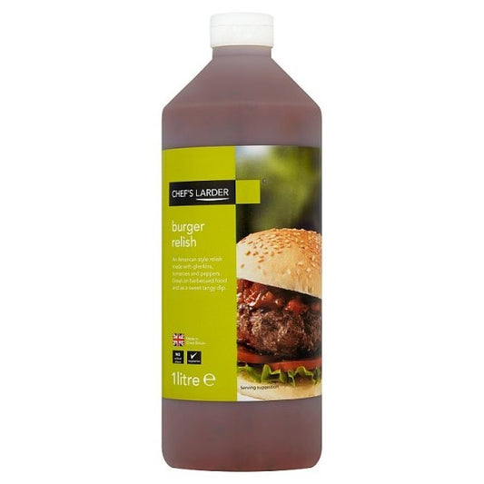 Chef's Larder Burger Relish 1L x 9