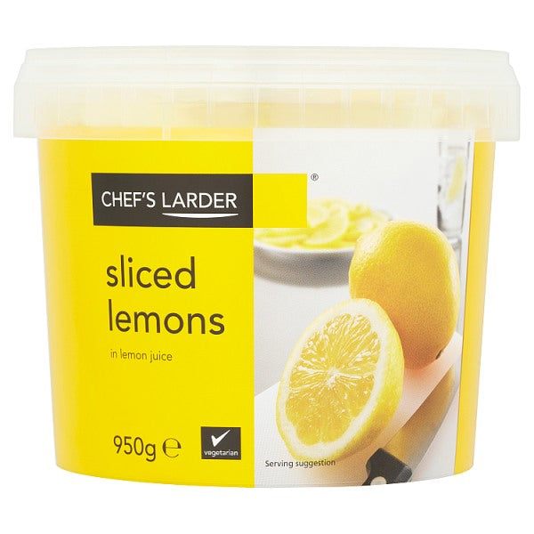 Chef's Larder Sliced Lemons in Lemon Juice 950g x 6
