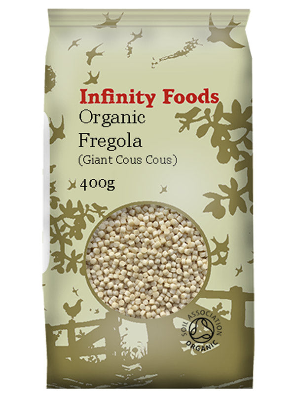 Infinity Foods Organic Fregola (Giant Cous Cous) 400g x 9