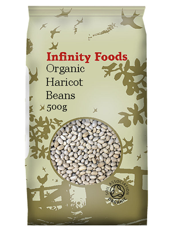 Infinity Foods Organic Haricot Beans 500g x 6