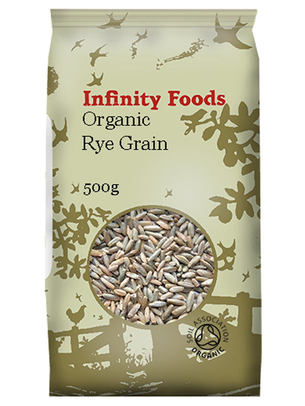 Infinity Foods Organic Rye Grain 500g x 6