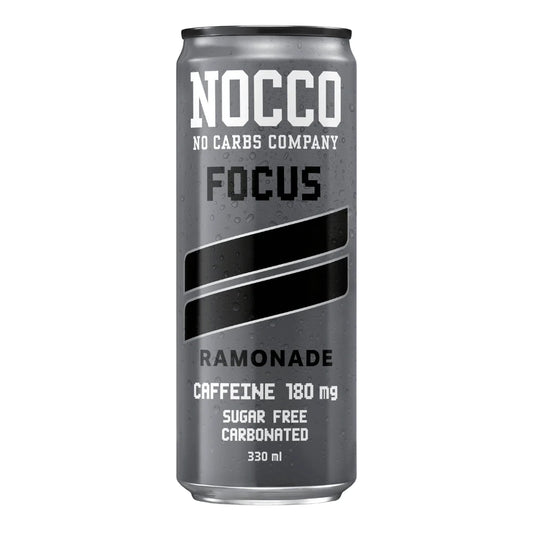 NOCCO Focus Ramonade Energy Drink 330ml x 12