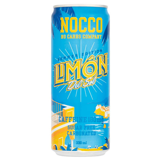 NOCCO Summer Edition Limon Del Sol Energy Drink 330ml x 12