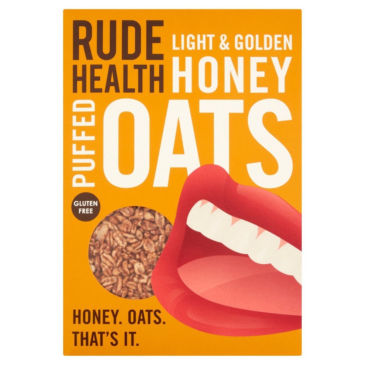 Rude Health Honey Puffed Oats 240g x 4