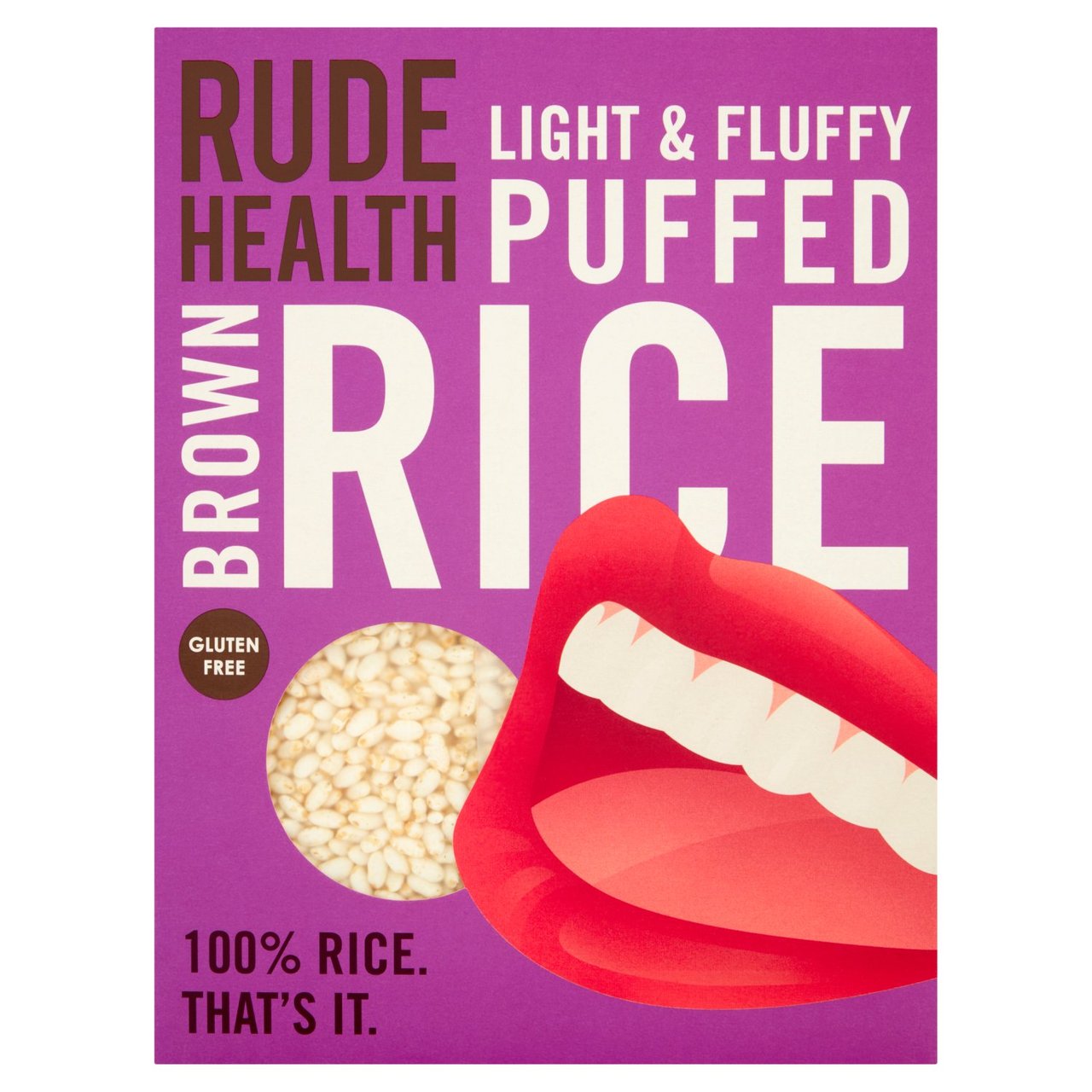 Rude Health Puffed Brown Rice 225g x 4