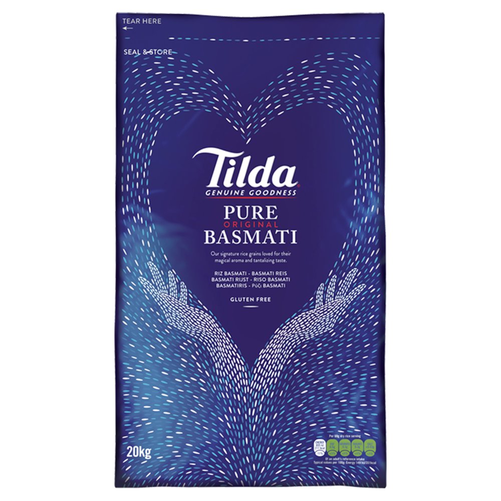 Tilda Pure Original Basmati Rice 20kg – JSO Wholesale