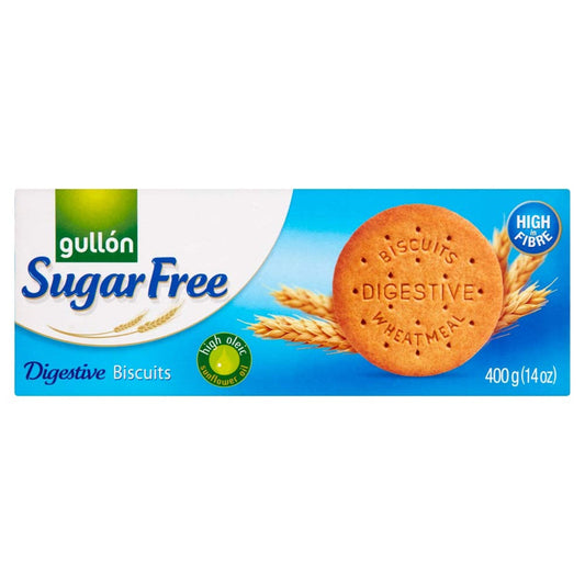 Gullon Sugar Free Digestive Biscuits 400g x 15