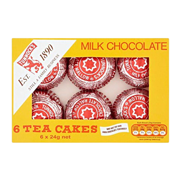 Tunnock's Milk Chocolate Tea Cakes 6 Pack x 32