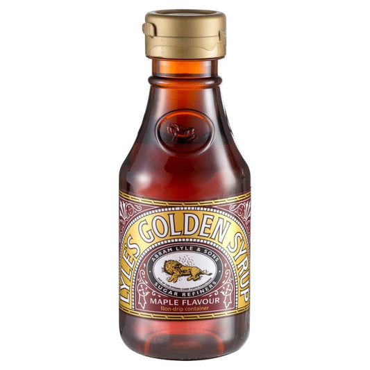 Lyle's Golden Syrup Maple Flavour Bottle 454g x 6