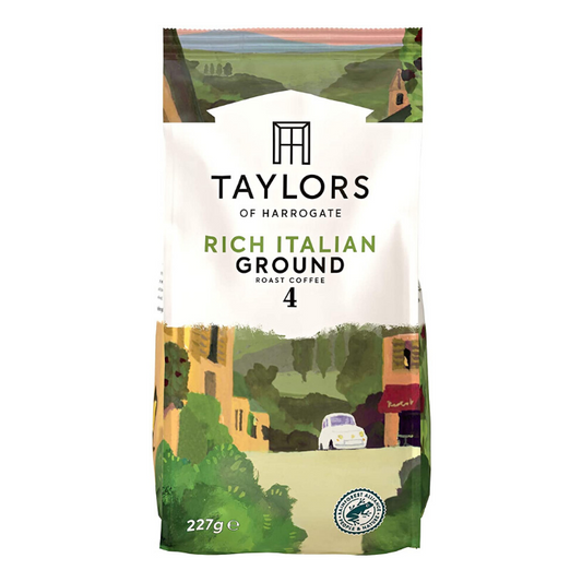 Taylors of Harrogate Rich Italian Ground Coffee 227g x 6