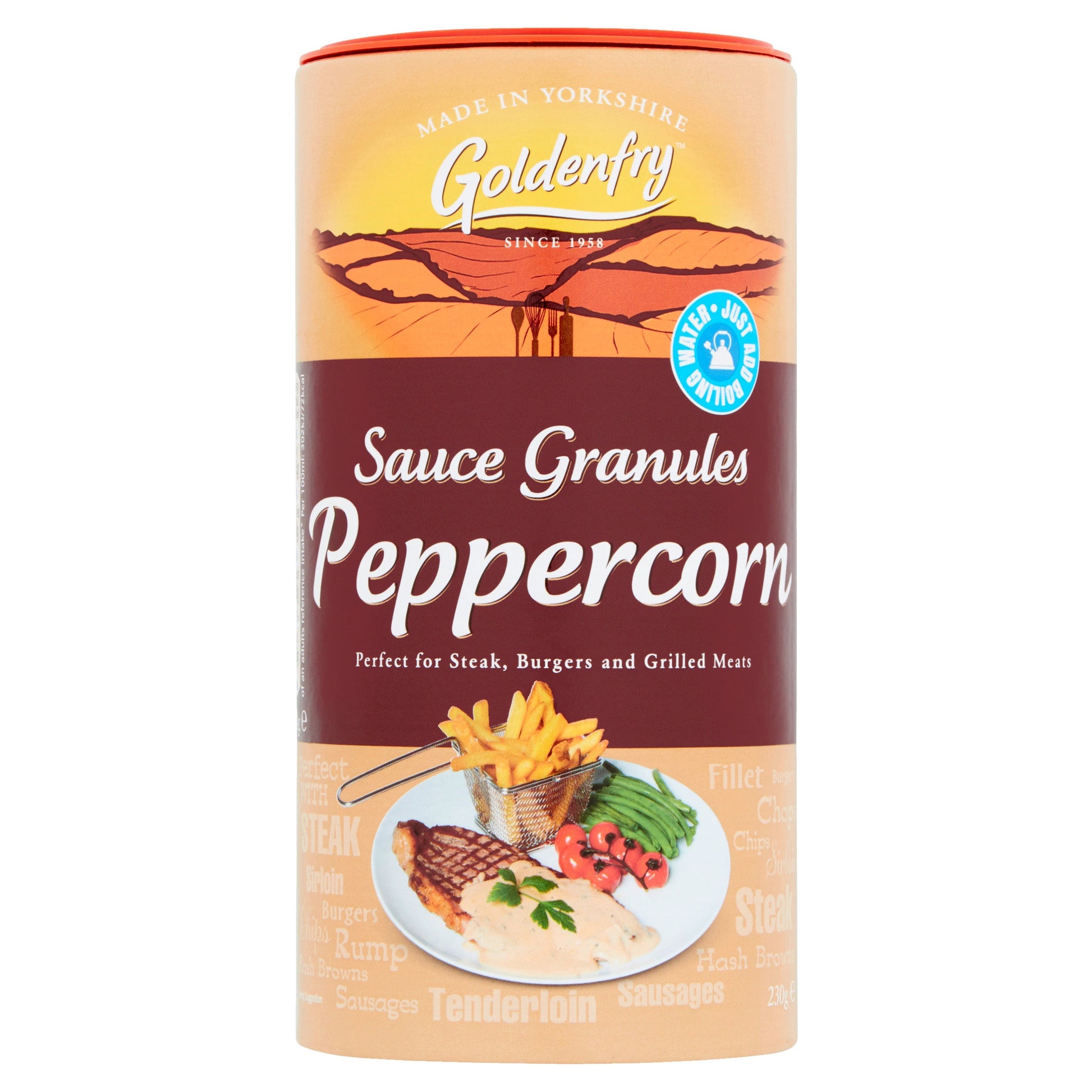 Goldenfry Peppercorn Sauce Granules 230g x 6