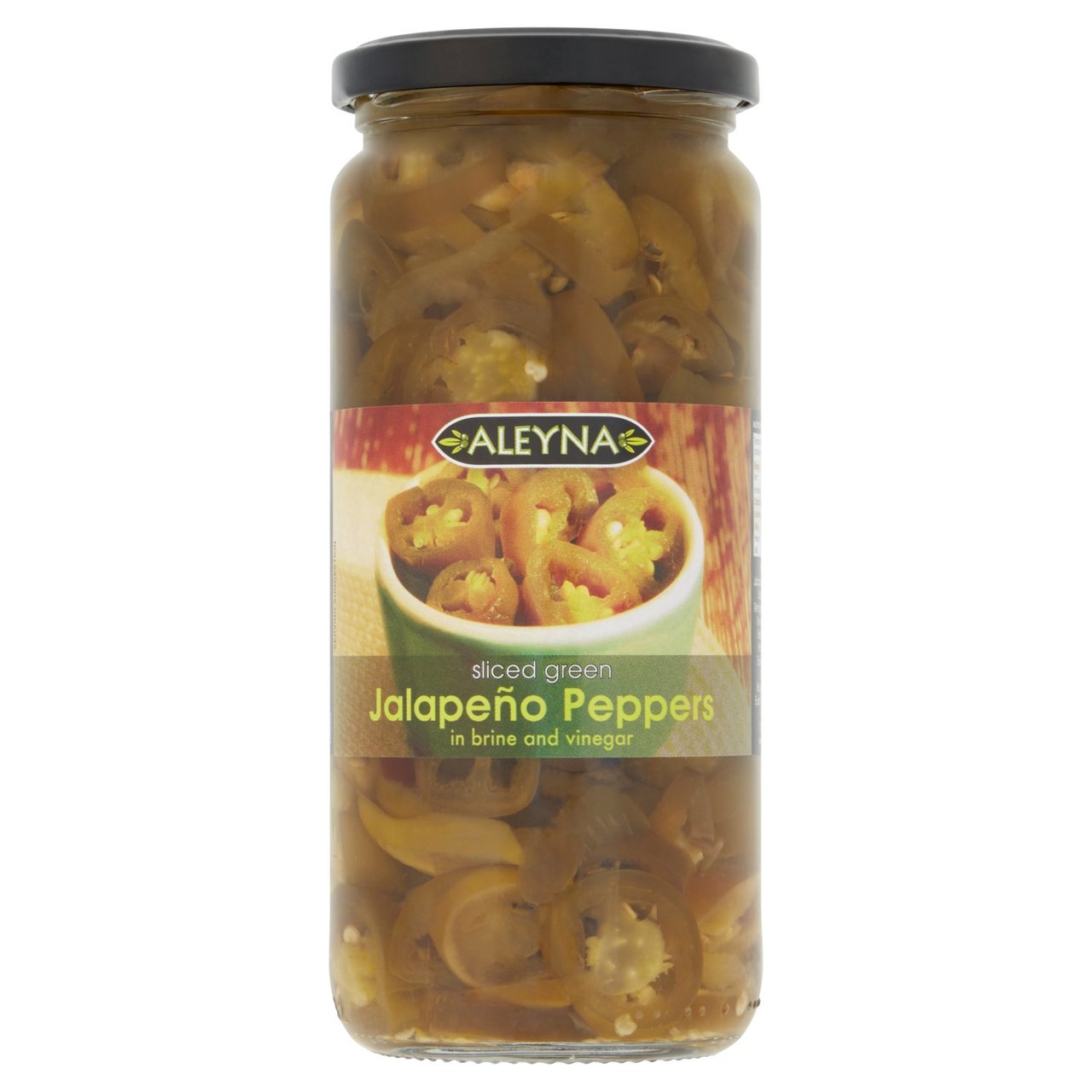 Aleyna Sliced Green Jalapeño Peppers 480g x 6