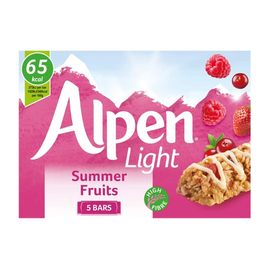 Alpen Light Summer Fruits Cereal Bars 5 Pack x 10