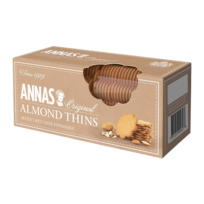 Annas Original Almond Thins 150g x 12