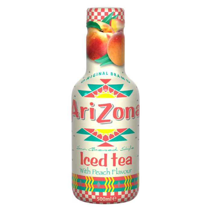 AriZona Peach Iced Tea 500ml x 6