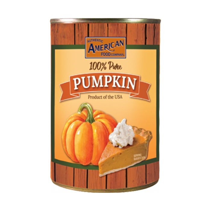 Authentic American Food Co. 100% Pure Pumpkin 425g x 12