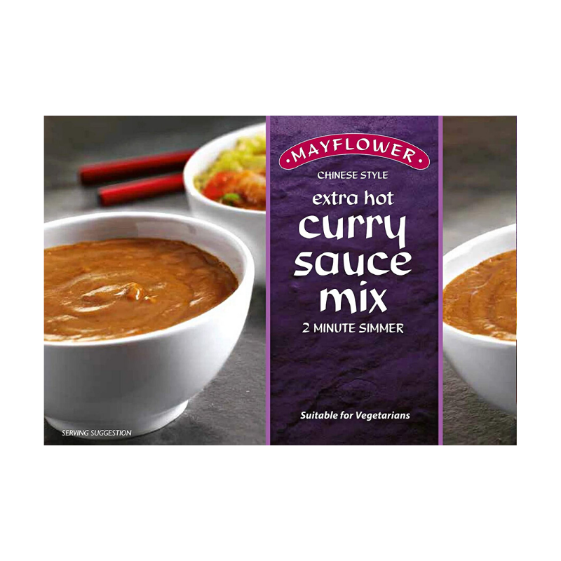 Mayflower Chinese Style Extra Hot Curry Sauce Mix 255g x 12