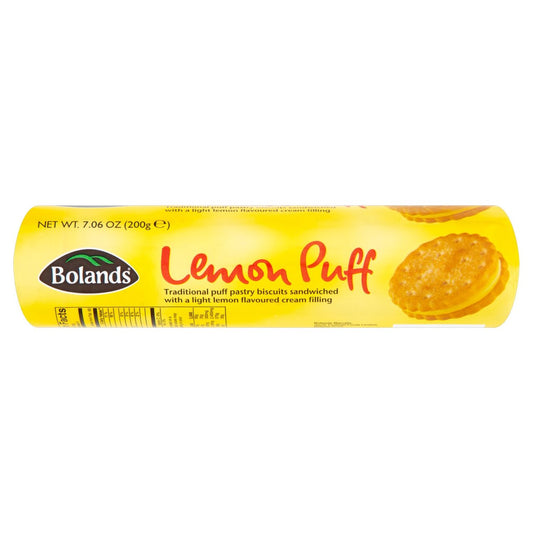 Bolands Lemon Puff Biscuits 200g x 24