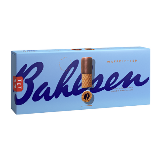 Bahlsen Waffeletten Milk Chocolate Wafer Rolls 100g x 12