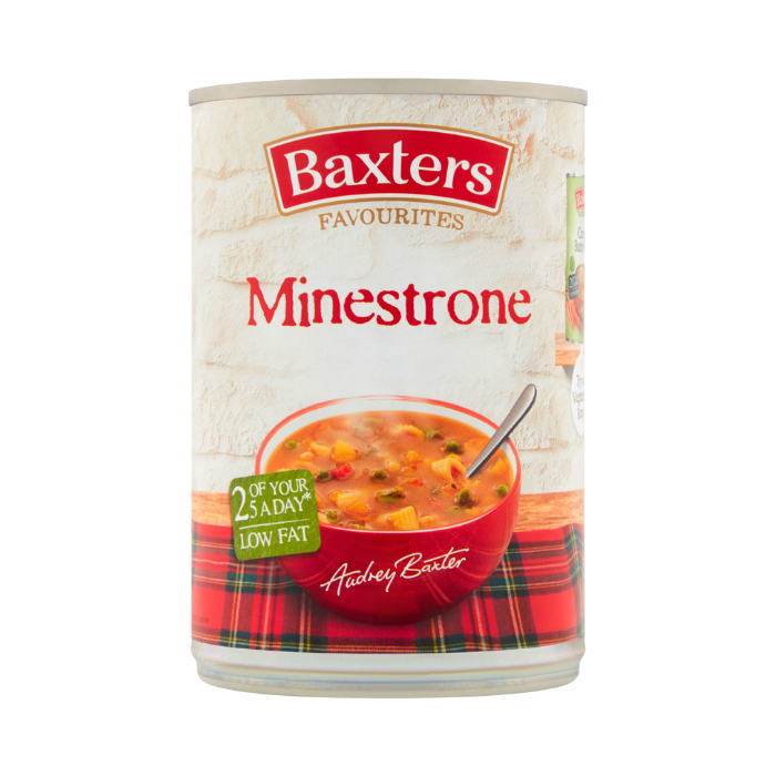 Baxters Favourites Minestrone Soup 400g x 12