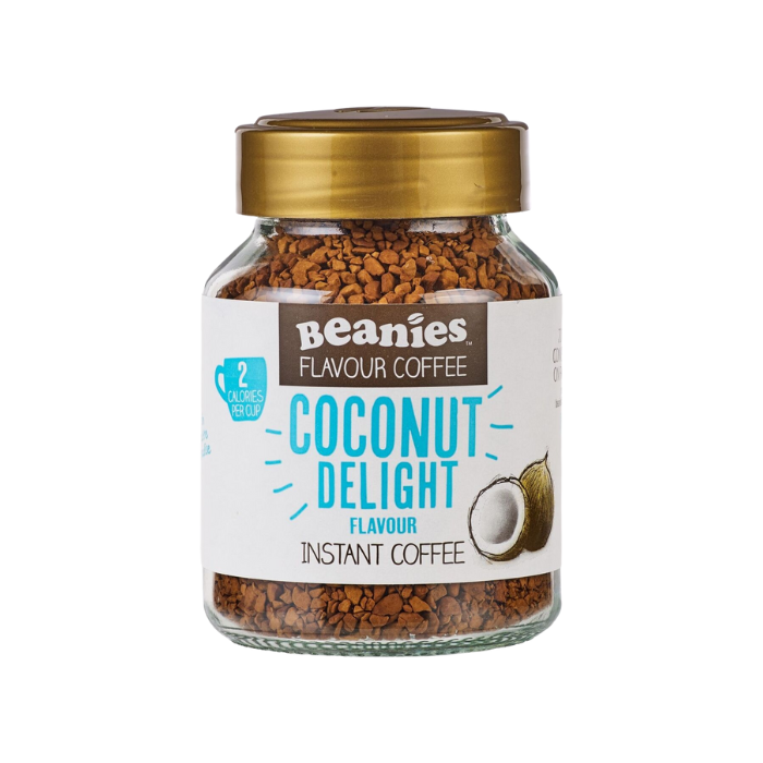 Beanies Coconut Delight Flavoured Instant Coffee 50g x 6