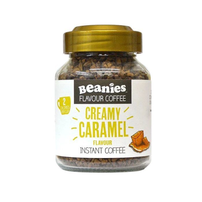 Beanies Creamy Caramel Flavoured Instant Coffee 50g x 6