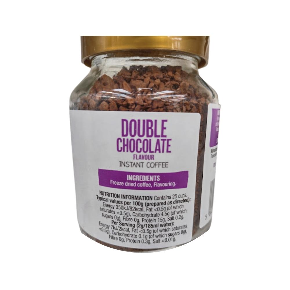 Beanies Double Chocolate Flavoured Instant Coffee 50g x 6 Label