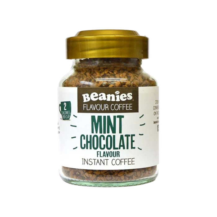 Beanies Mint Chocolate Flavoured Instant Coffee 50g x 6