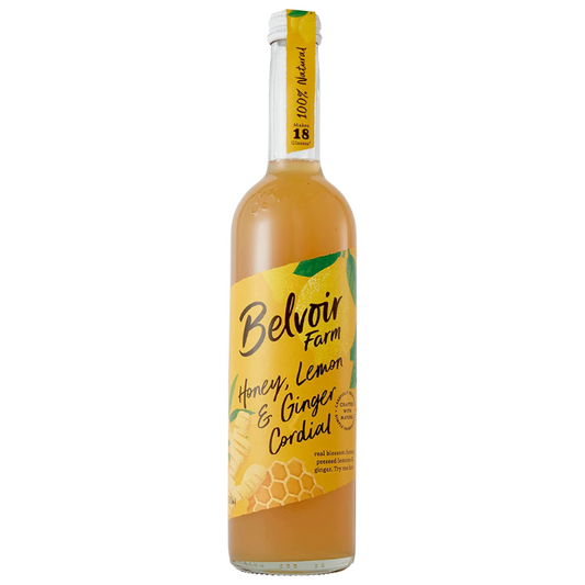 Belvoir Farm Honey, Lemon & Ginger Cordial 500ml x 6