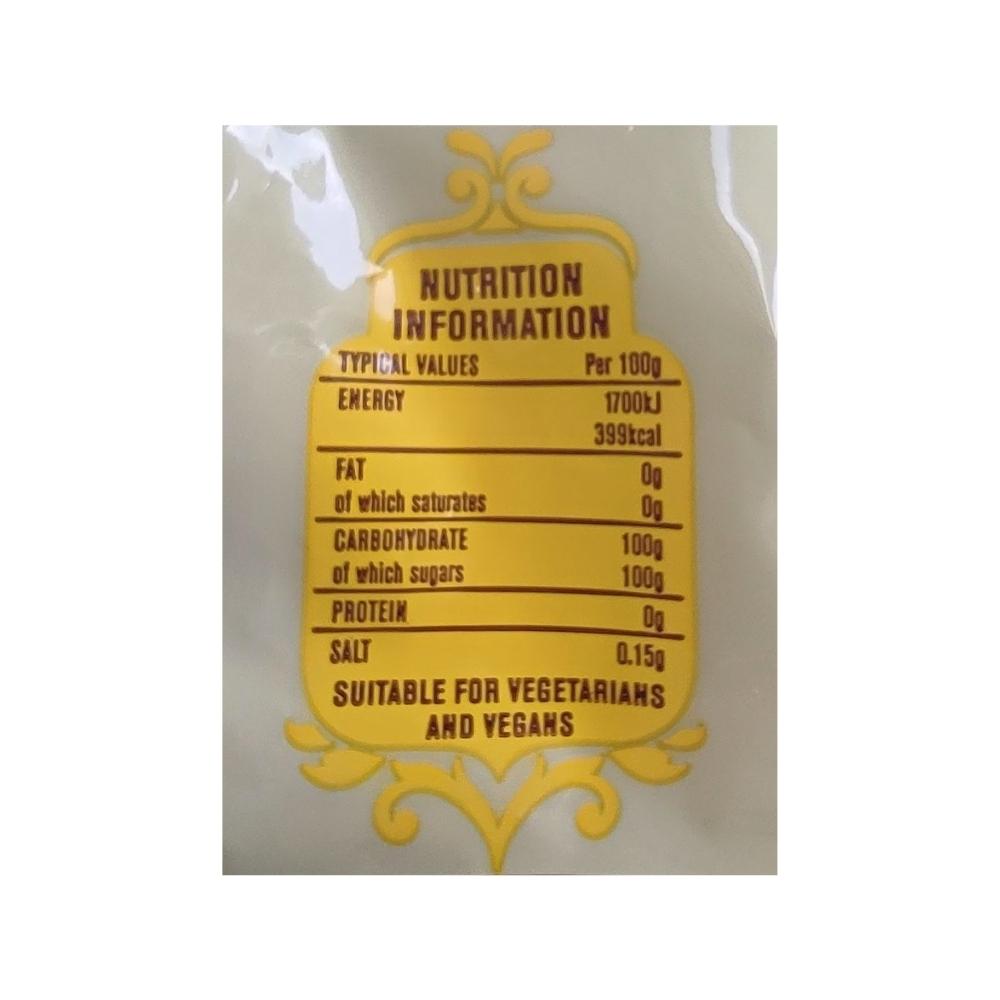 Billington's Organic Golden Granulated Sugar 500g x 10 Label